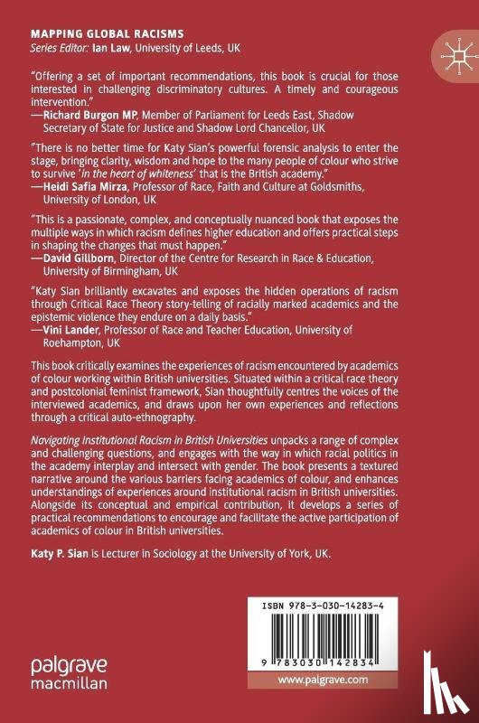 Sian, Katy P. - Navigating Institutional Racism in British Universities