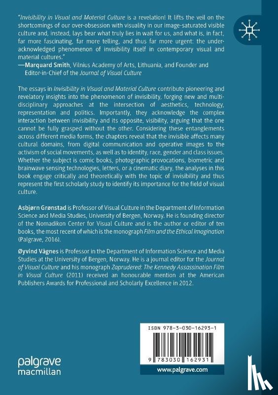  - Invisibility in Visual and Material Culture