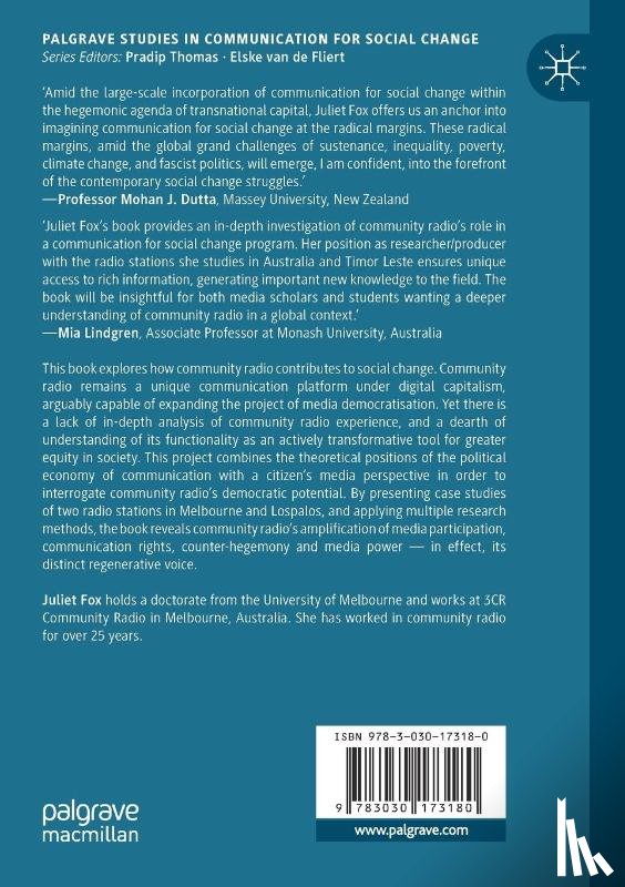 Fox, Juliet - Community Radio's Amplification of Communication for Social Change