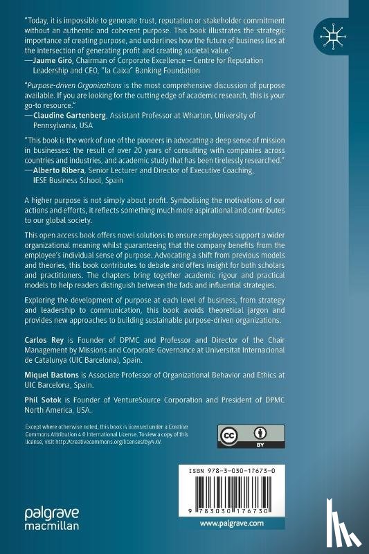  - Purpose-driven Organizations