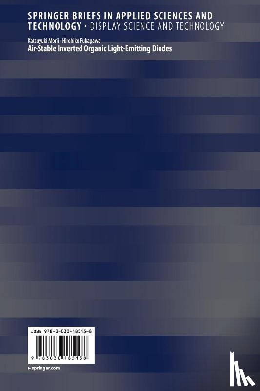 Morii, Katsuyuki, Fukagawa, Hirohiko - Air-Stable Inverted Organic Light-Emitting Diodes