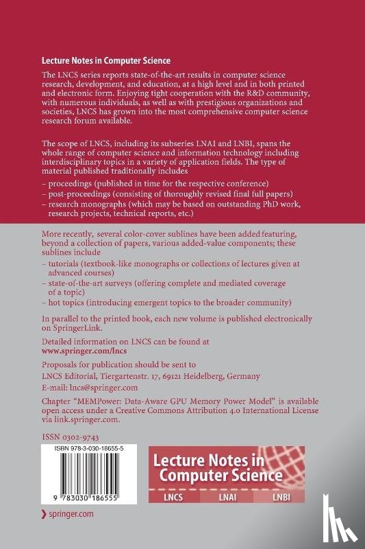  - Architecture of Computing Systems – ARCS 2019