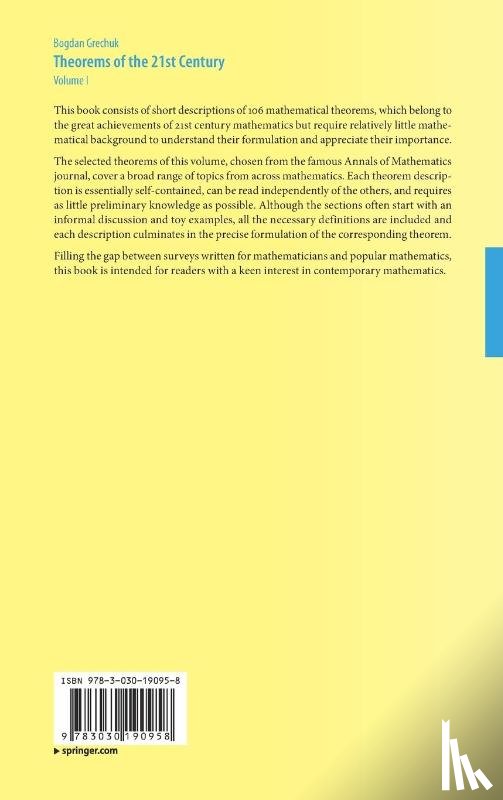 Grechuk, Bogdan - Theorems of the 21st Century