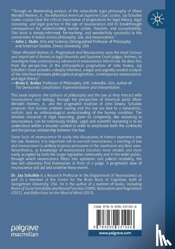 Schulkin, Jay - Oliver Wendell Holmes Jr., Pragmatism and Neuroscience