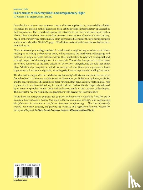 Hahn, Alexander J. - Basic Calculus of Planetary Orbits and Interplanetary Flight