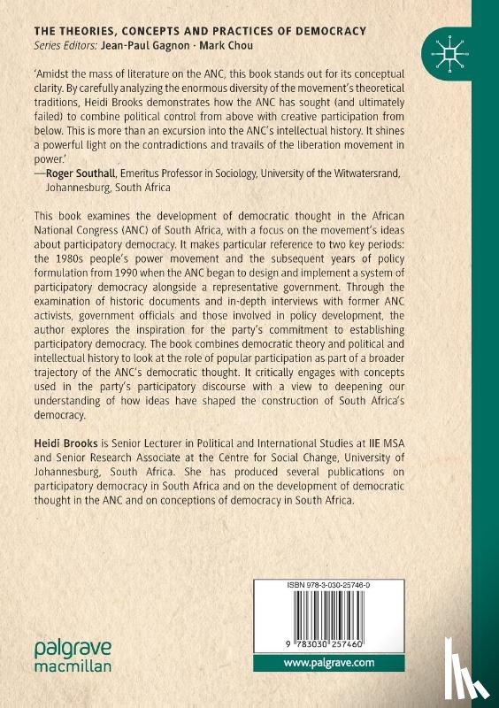 Brooks, Heidi - The African National Congress and Participatory Democracy