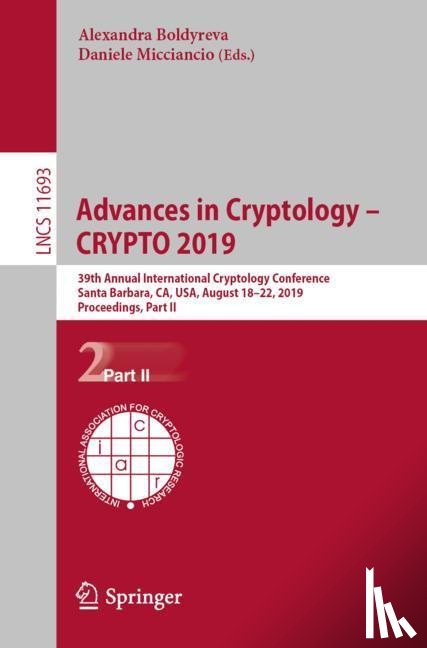  - Advances in Cryptology – CRYPTO 2019