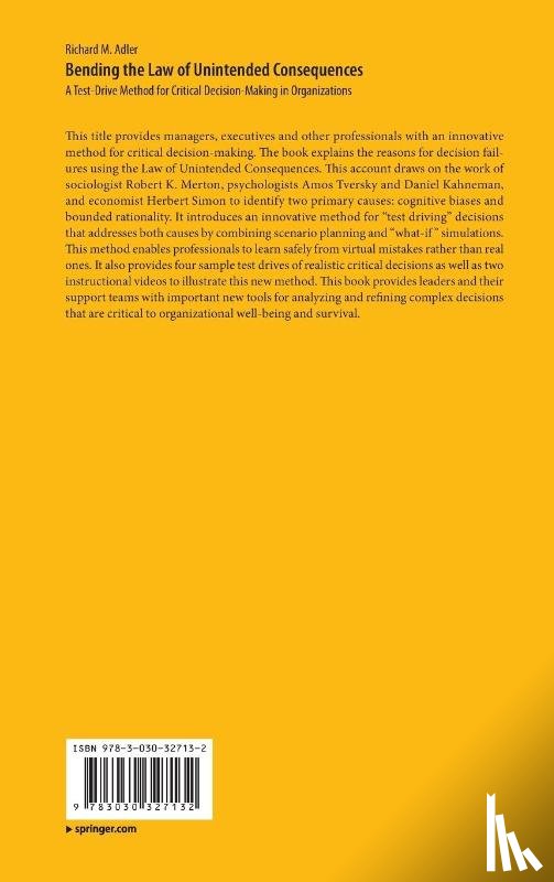 Adler, Richard M. - Bending the Law of Unintended Consequences