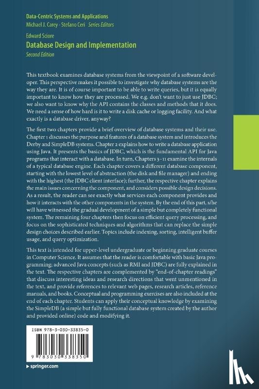Sciore, Edward - Database Design and Implementation