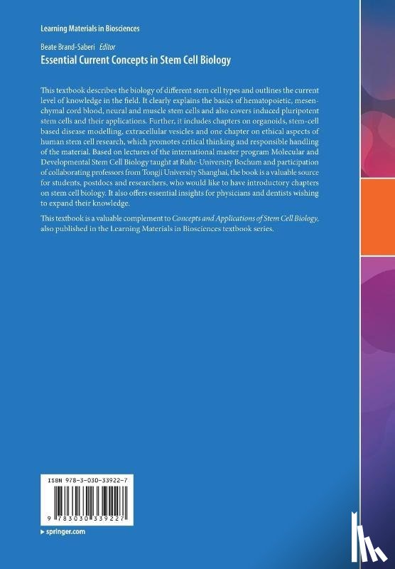  - Essential Current Concepts in Stem Cell Biology