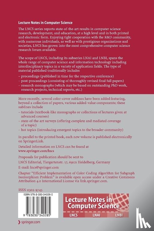  - Analysis of Experimental Algorithms