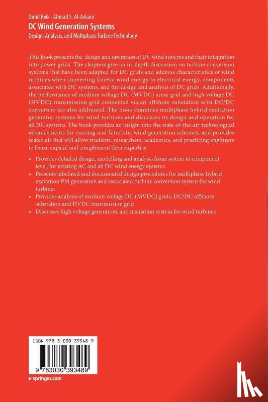 Beik, Omid, Al-Adsani, Ahmad S. - DC Wind Generation Systems