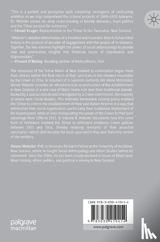 Webster, Steven - A Separate Authority (He Mana Motuhake), Volume I