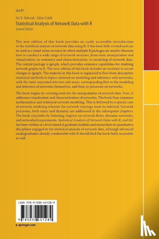 Kolaczyk, Eric D., Csardi, Gabor - Statistical Analysis of Network Data with R