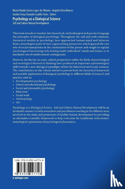  - Psychology as a Dialogical Science