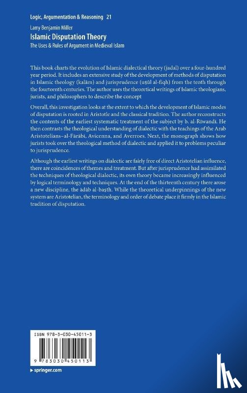 Miller, Larry Benjamin - Islamic Disputation Theory
