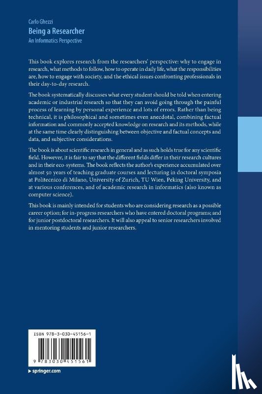 Ghezzi, Carlo - Being a Researcher