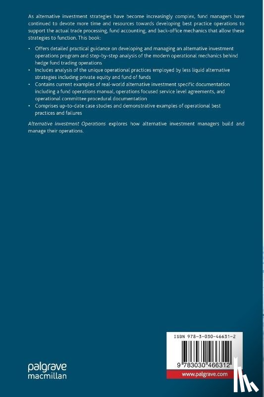 Scharfman, Jason - Alternative Investment Operations
