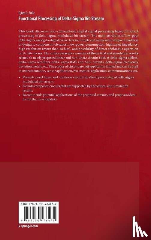 Zrilic, Djuro G. - Functional Processing of Delta-Sigma Bit-Stream