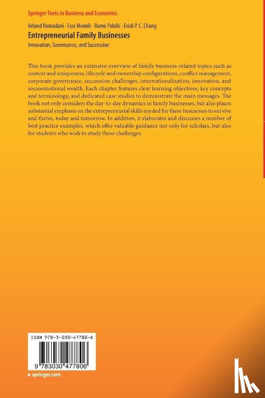 Ramadani, Veland, Memili, Esra, Palalic, Ramo, Chang, Erick P.C. - Entrepreneurial Family Businesses