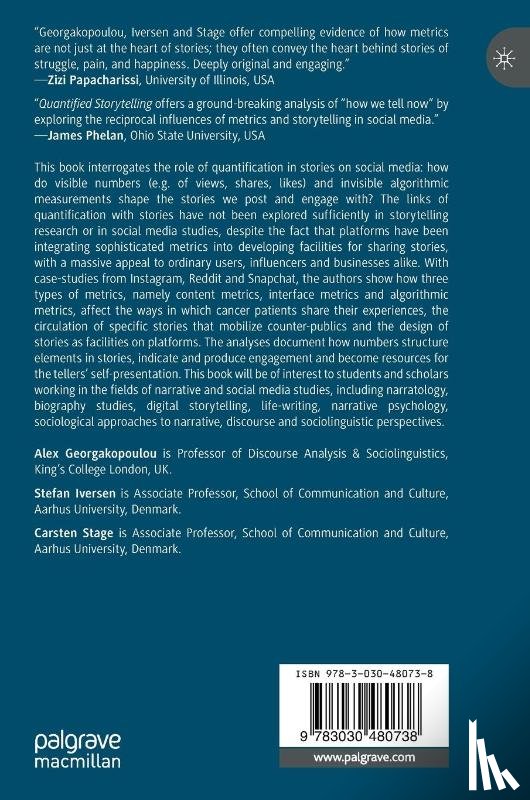 Georgakopoulou, Alex, Iversen, Stefan, Stage, Carsten - Quantified Storytelling