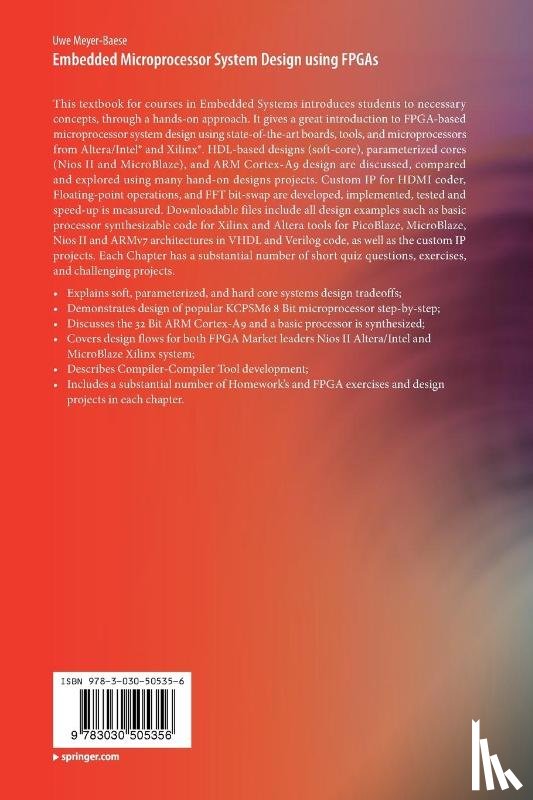 Meyer-Baese, Uwe - Embedded Microprocessor System Design using FPGAs