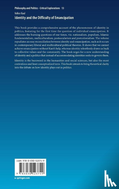 Kaul, Volker - Identity and the Difficulty of Emancipation