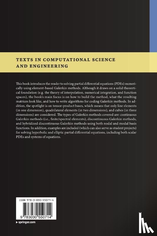 Giraldo, Francis X. - An Introduction to Element-Based Galerkin Methods on Tensor-Product Bases