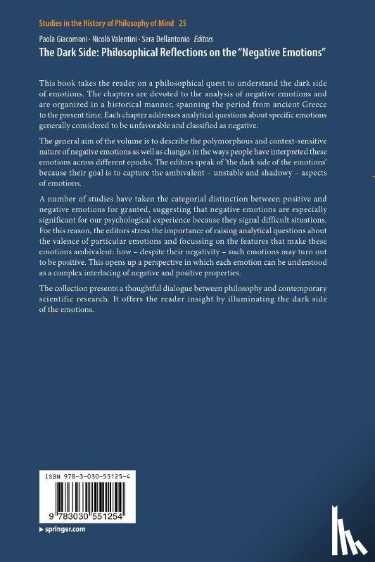  - The Dark Side: Philosophical Reflections on the “Negative Emotions”