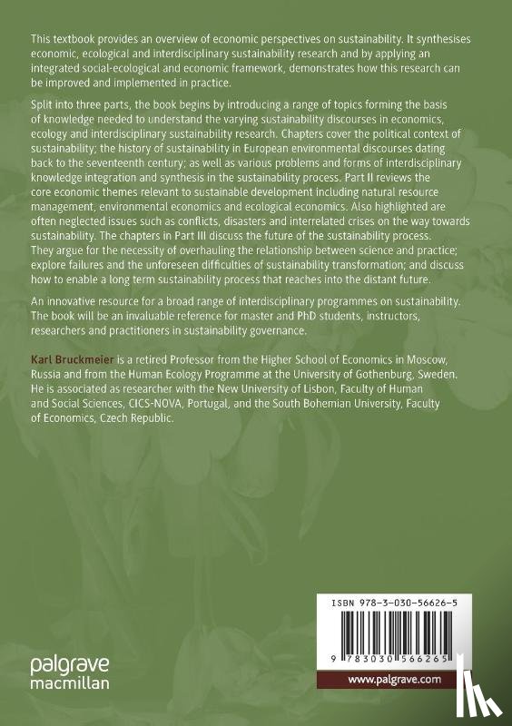 Bruckmeier, Karl - Economics and Sustainability