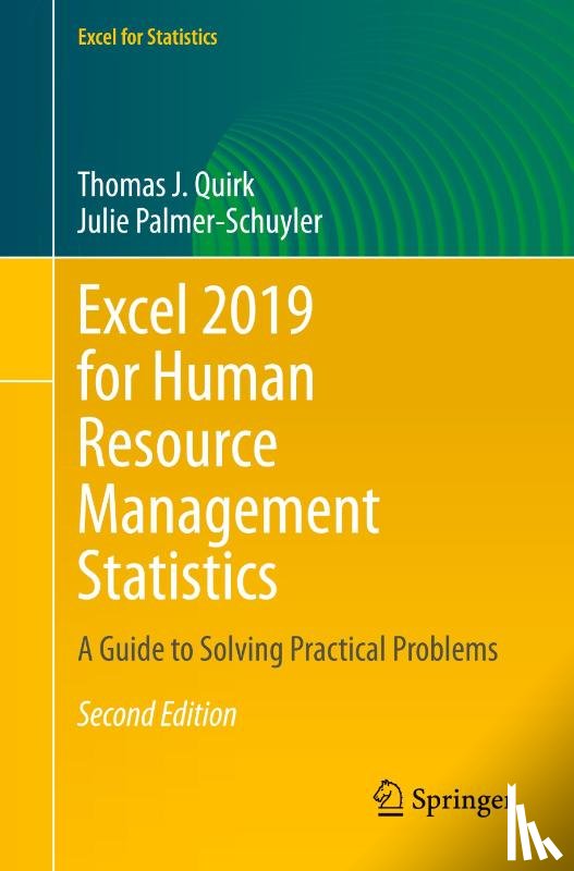 Quirk, Thomas J., Palmer-Schuyler, Julie - Excel 2019 for Human Resource Management Statistics