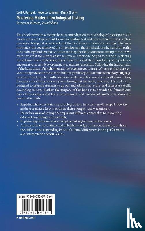 Reynolds, Cecil R., Altmann, Robert A., Allen, Daniel N. - Mastering Modern Psychological Testing