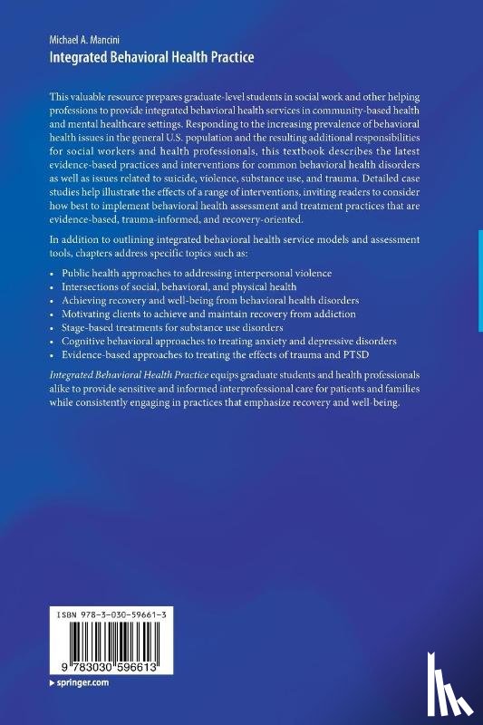 Mancini, Michael A. - Integrated Behavioral Health Practice