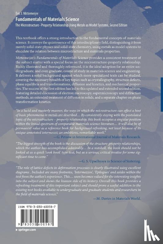Mittemeijer, Eric J. - Fundamentals of Materials Science