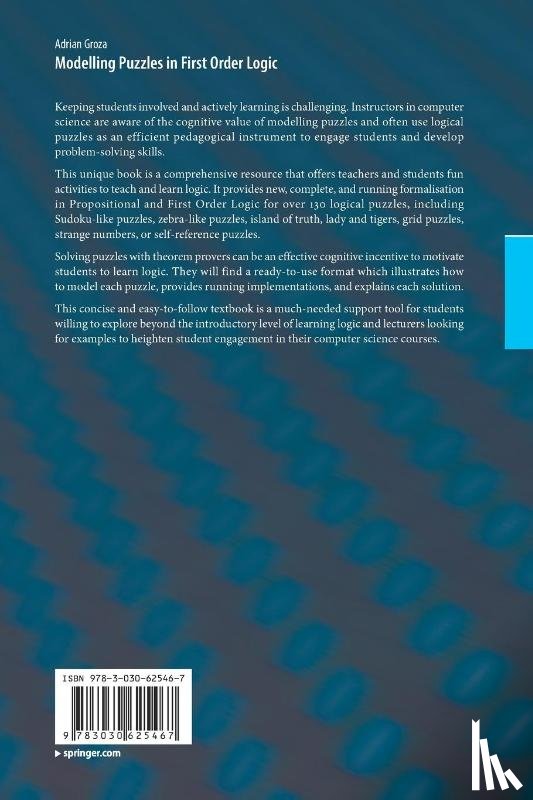 Groza, Adrian - Modelling Puzzles in First Order Logic