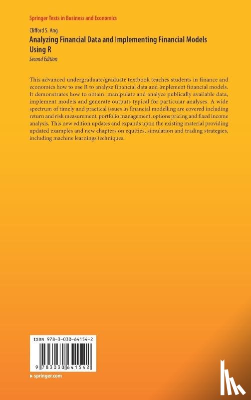Ang, Clifford S. - Analyzing Financial Data and Implementing Financial Models Using R