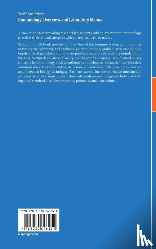 Sam-Yellowe, Tobili Y. - Immunology: Overview and Laboratory Manual
