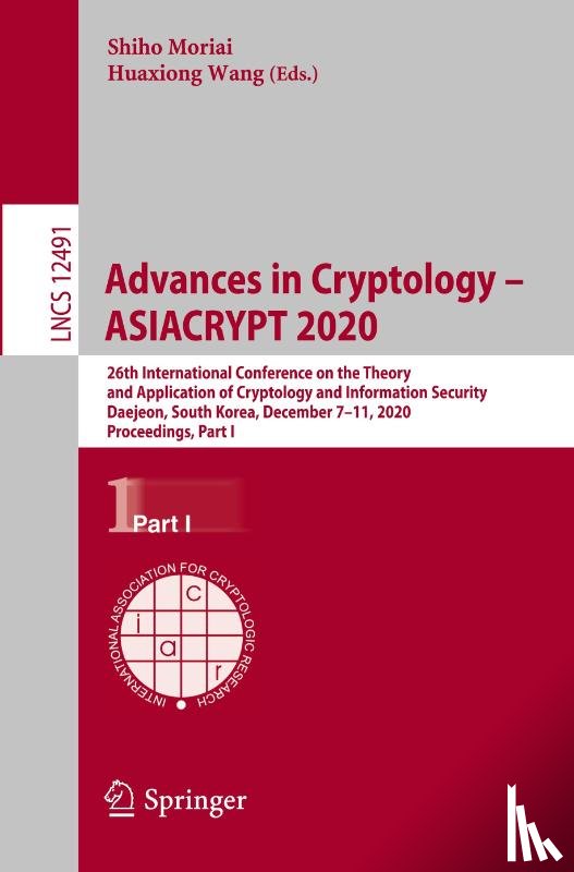  - Advances in Cryptology – ASIACRYPT 2020