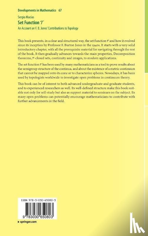 Macias, Sergio - Set Function T