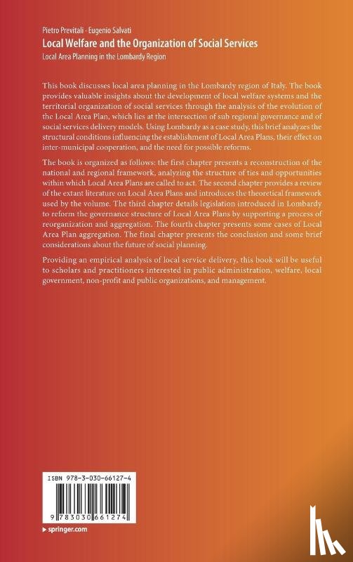 Previtali, Pietro, Salvati, Eugenio - Local Welfare and the Organization of Social Services
