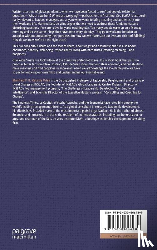 Kets de Vries, Manfred F. R. - Quo Vadis?