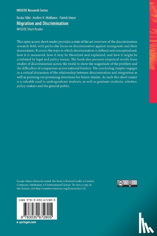Fibbi, Rosita, Midtbøen, Arnfinn H., Simon, Patrick - Migration and Discrimination