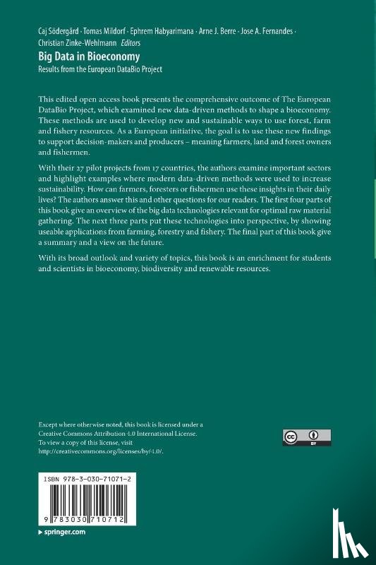  - Big Data in Bioeconomy