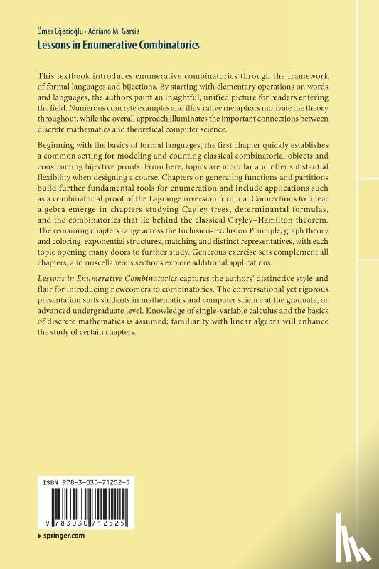 Egecioglu, Omer, Garsia, Adriano M. - Lessons in Enumerative Combinatorics
