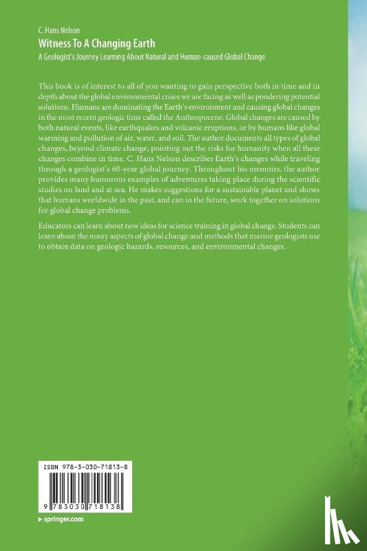 Nelson, C. Hans - Witness To A Changing Earth