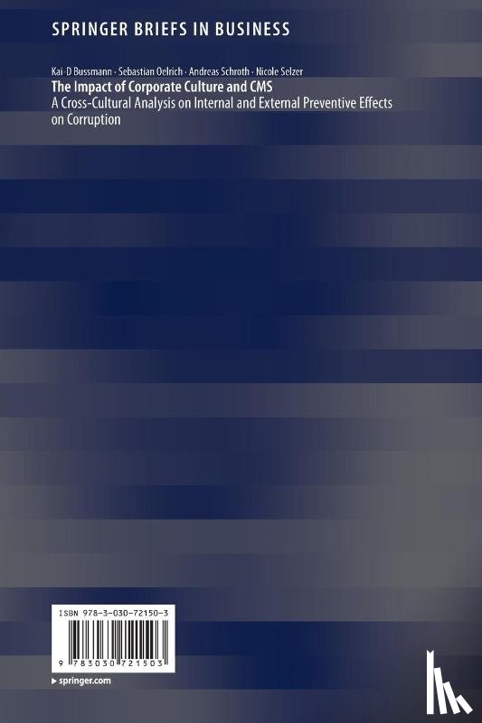 Bussmann, Kai-D, Oelrich, Sebastian, Schroth, Andreas, Selzer, Nicole - The Impact of Corporate Culture and CMS