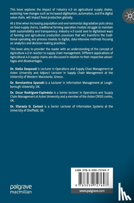 Despoudi, Stella, Spanaki, Konstantina, Rodriguez-Espindola, Oscar, Zamani, Efpraxia D. - Agricultural Supply Chains and Industry 4.0