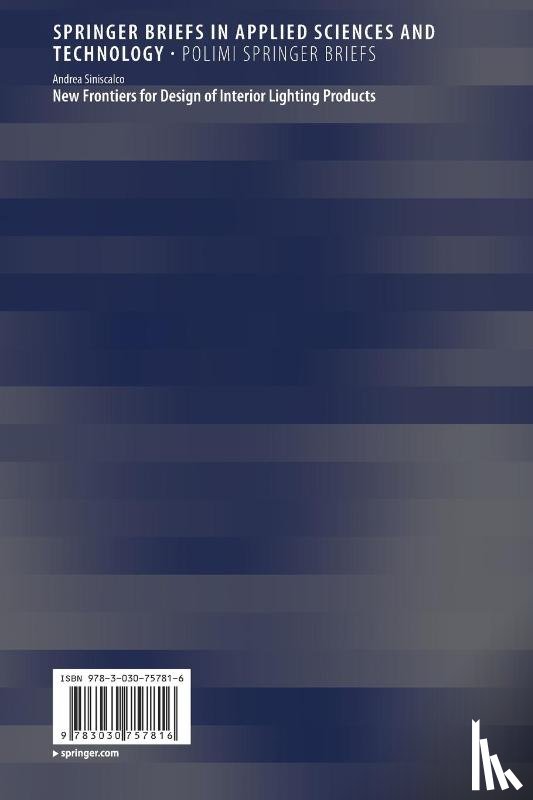 Siniscalco, Andrea - New Frontiers for Design of Interior Lighting Products