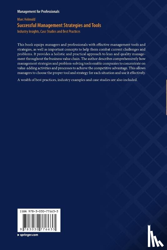 Helmold, Marc - Successful Management Strategies and Tools