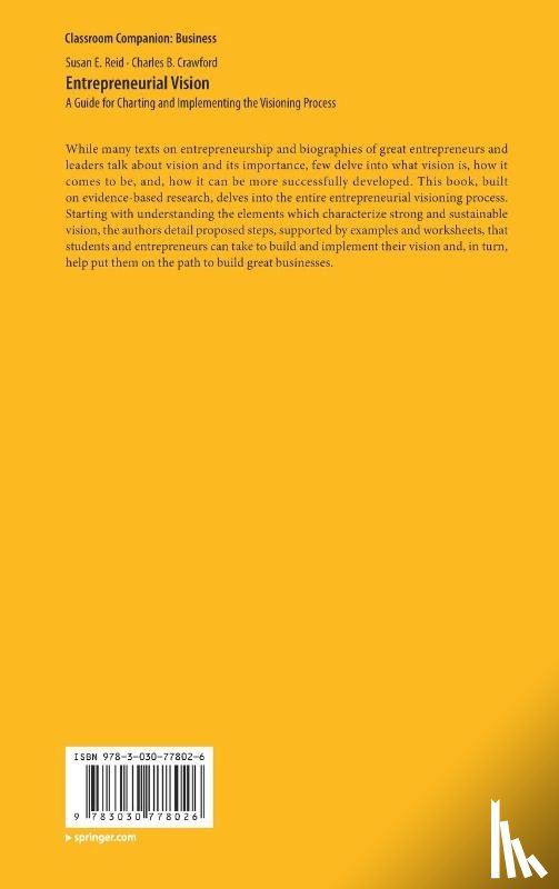 Reid, Susan E., Crawford, Charles B. - Entrepreneurial Vision